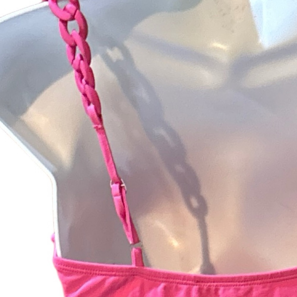 Studio F Chain Strap Ruched Bodysuit - Picture 9 of 16